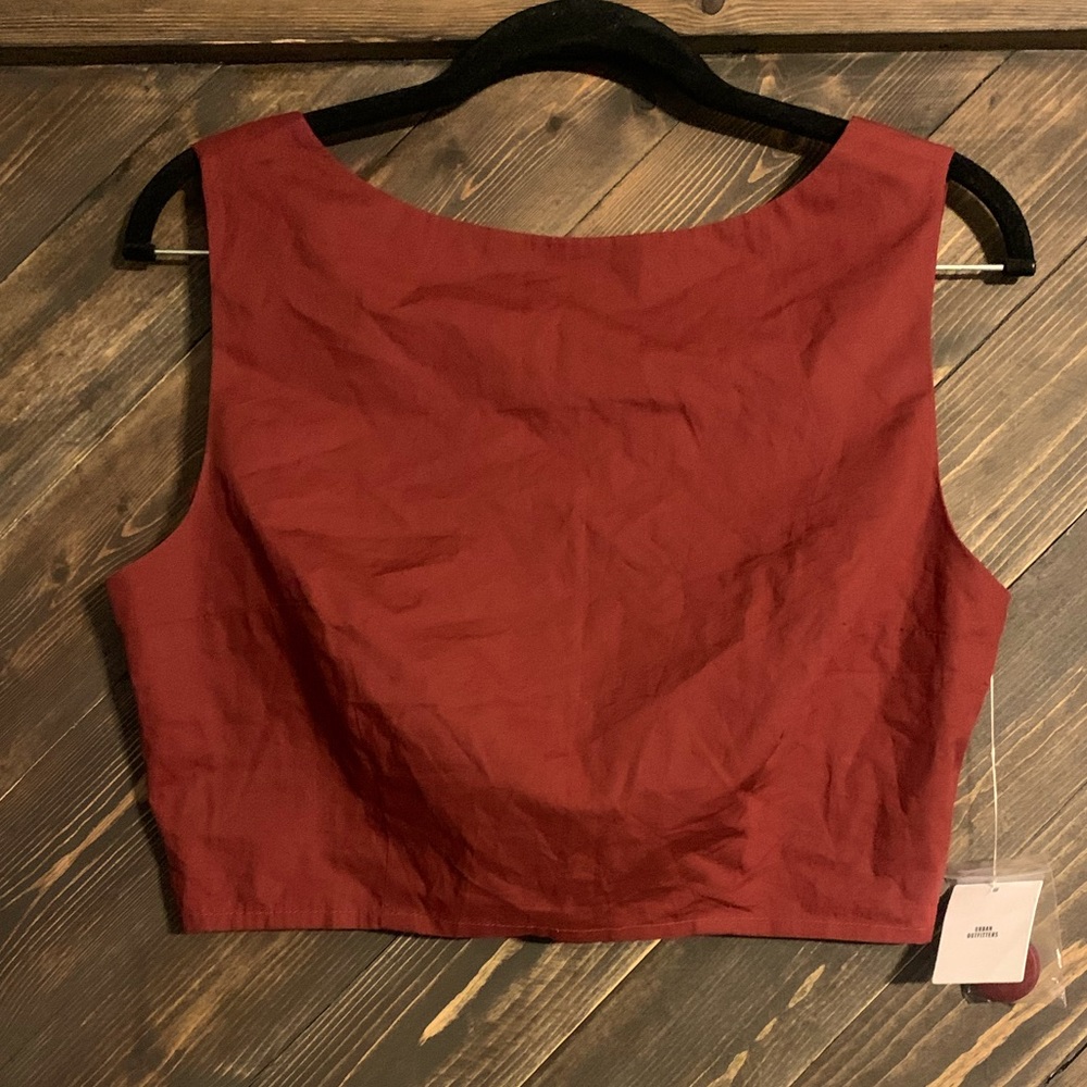 Urban Outfitters cropped button tank - Picture 2 of 5